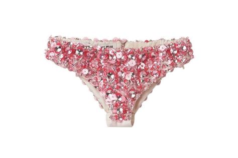 miu miu wool panties|Opal Embroidered Silk And Wool Panties .